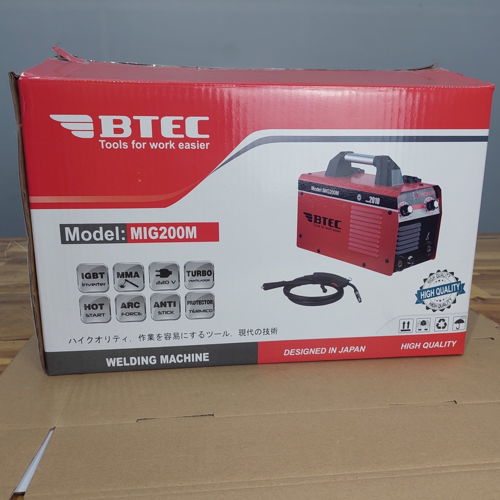 Máy Hàn MIG Không Dùng Khí BTEC MIG 200M