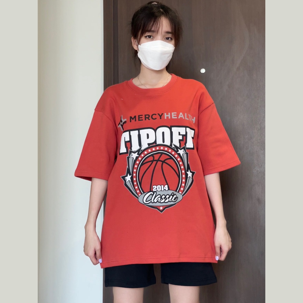 Áo thun cotton TIPO form rộng unisex nam nữ