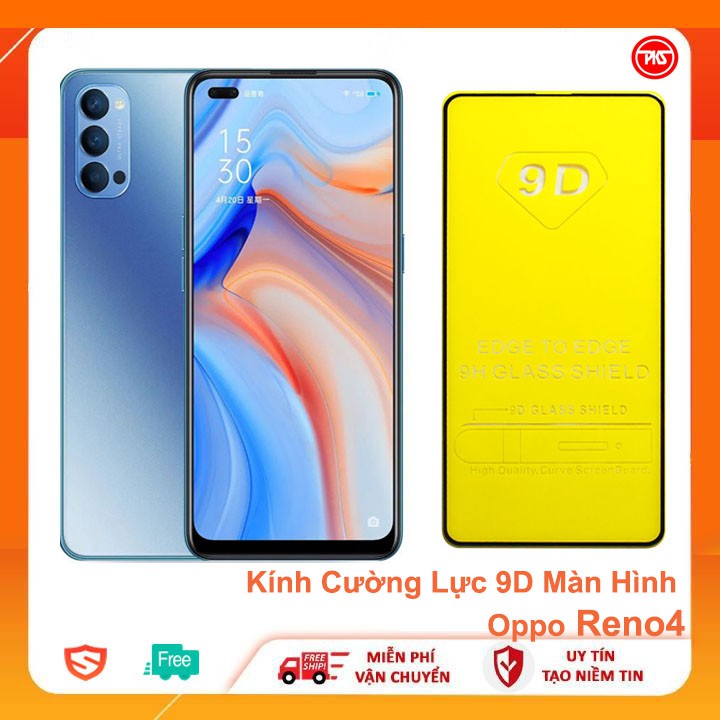 Kính Cường Lực 9D Full Màn Hình Oppo Reno4