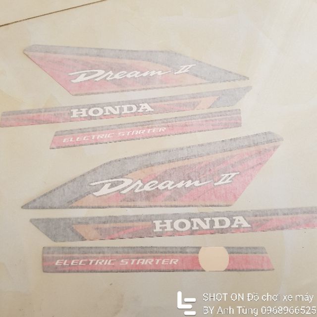 Tem Dream Thái Lửa Cao Cấp Dày Dặn [ Tem 3 Lớp ] - Tem Dream Lửa Dán Dream Thái, Dream 2, Dream Việt - Tem Lửa Dán Dream