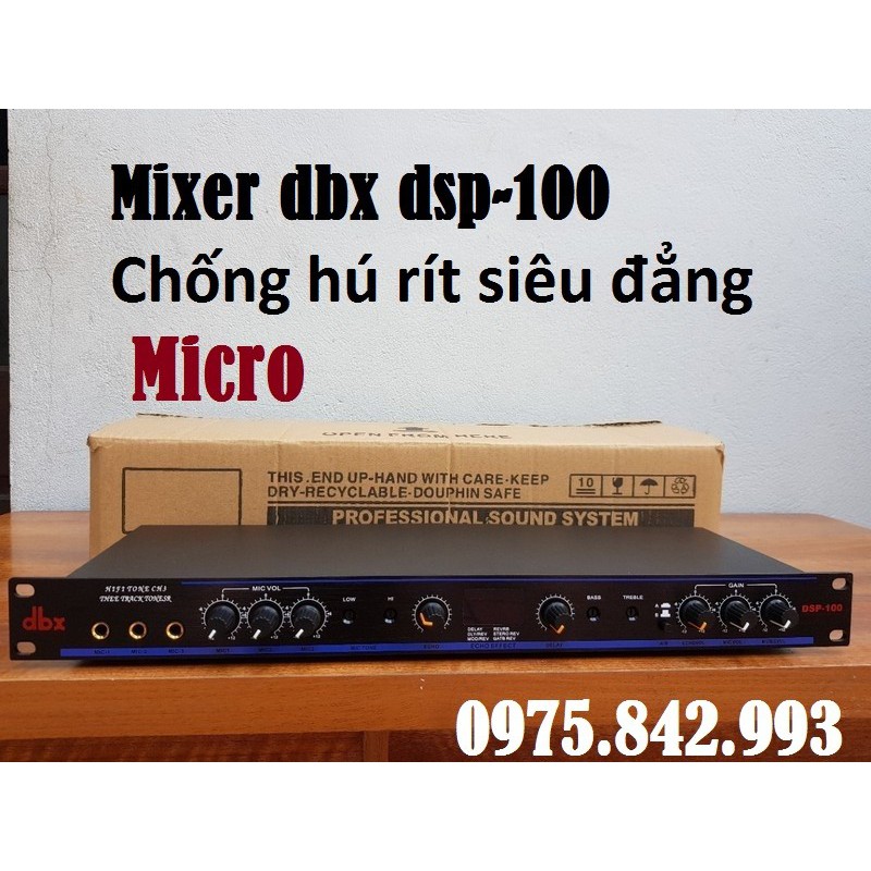 Vang cơ chống hú dbx dsp-100-tặng dây canon