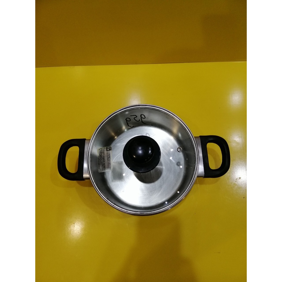 Nồi inox nội địa Nhật, size 21cm, cao 11cm (mã 959), Dùng được bếp từ
