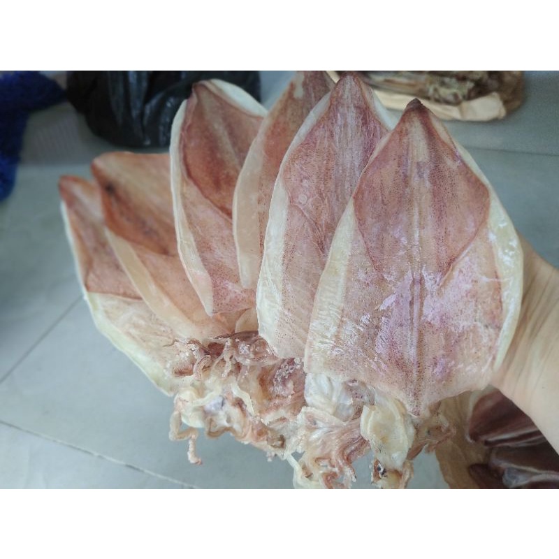 Combo 7-9 con khô mực câu Sông Đốc ~200g dày ngọt trắng hồng, vừa ăn