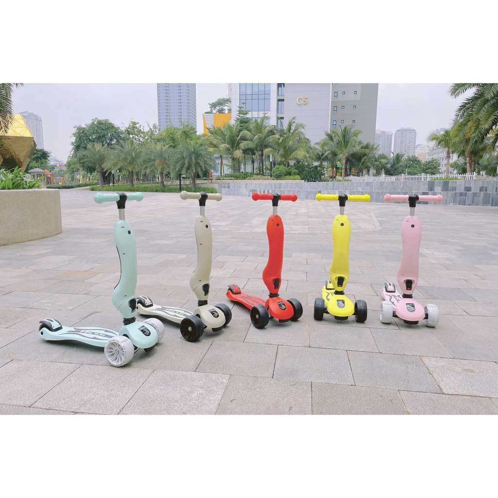 (Ảnh Thật) Xe Trượt Scooter – Xe Chòi Chân Cho bé 1-8 tuổi – Scoot And Ride