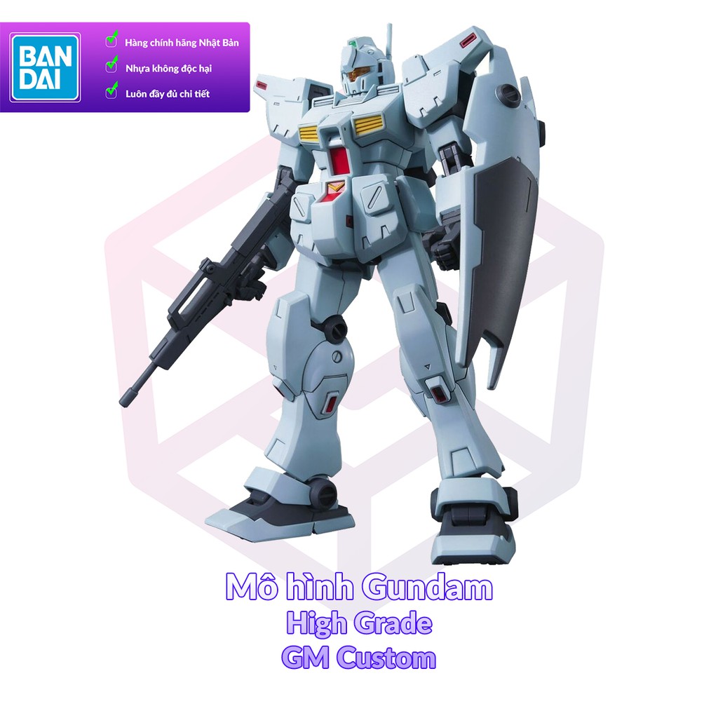 Mô Hình Gundam Bandai HG 120 GM Custom 1/144 MS Gundam 0083 Stardust Memory [GDB] [BHG]