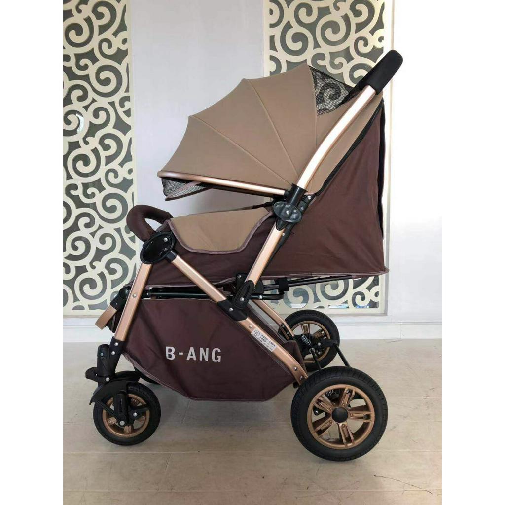 Xe đẩy đôi em bé 2 chiều 3 tư thế KABI KIDS II 4 bánh cao su đặc, dùng cho trẻ sơ sinh 0 đến 36 tháng