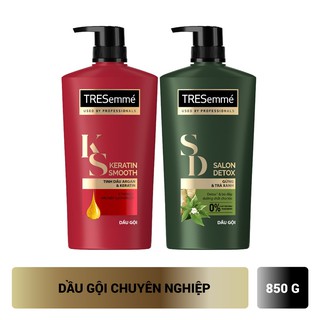 Dầu gội Tresemme Salon Detox/ Keratin Smooth 850g