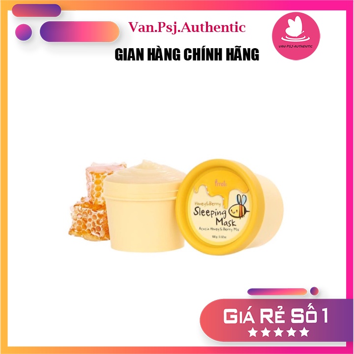 MẶT NẠ NGỦ CHIẾT XUẤT MẬT ONG PRRETI SLEEPING MASK