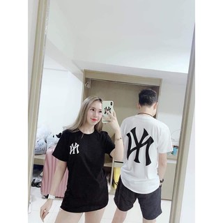 (SALE 30%-50%) Áo Cặp, Áo Đôi Nam Nữ Trắng Đen Vải Cotton Mềm Mịn
