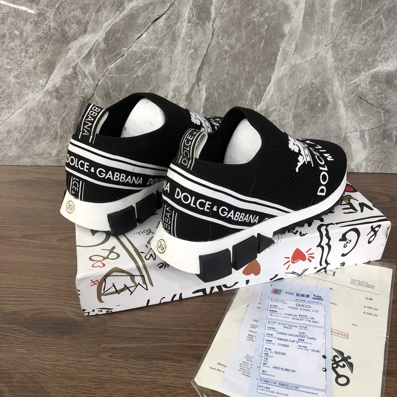 Giầy lười DG chun có hộp kèm - Giầy nam sneaker kèm box