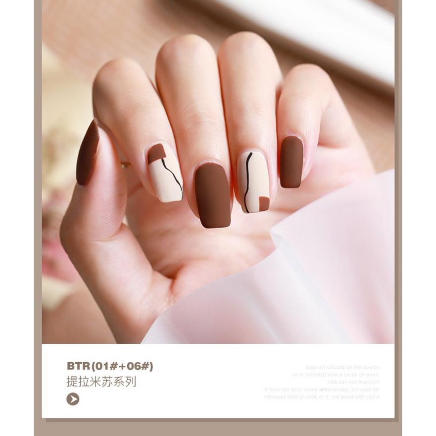 Sơn Gel AS vỏ đen Mã BTR ( Cam Kết Chính Hãng - làm khô sơn gel bằng máy hơ uvled )