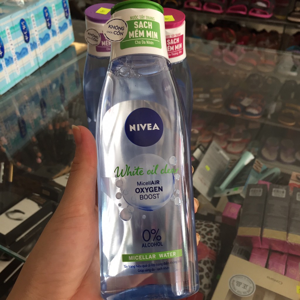 [Mẫu mới] Nước tẩy trang Nivea 200ml ( có 3 loại da mụn, da nhờn, da thường) khách vui lòng chọn loại phù hợp | BigBuy360 - bigbuy360.vn