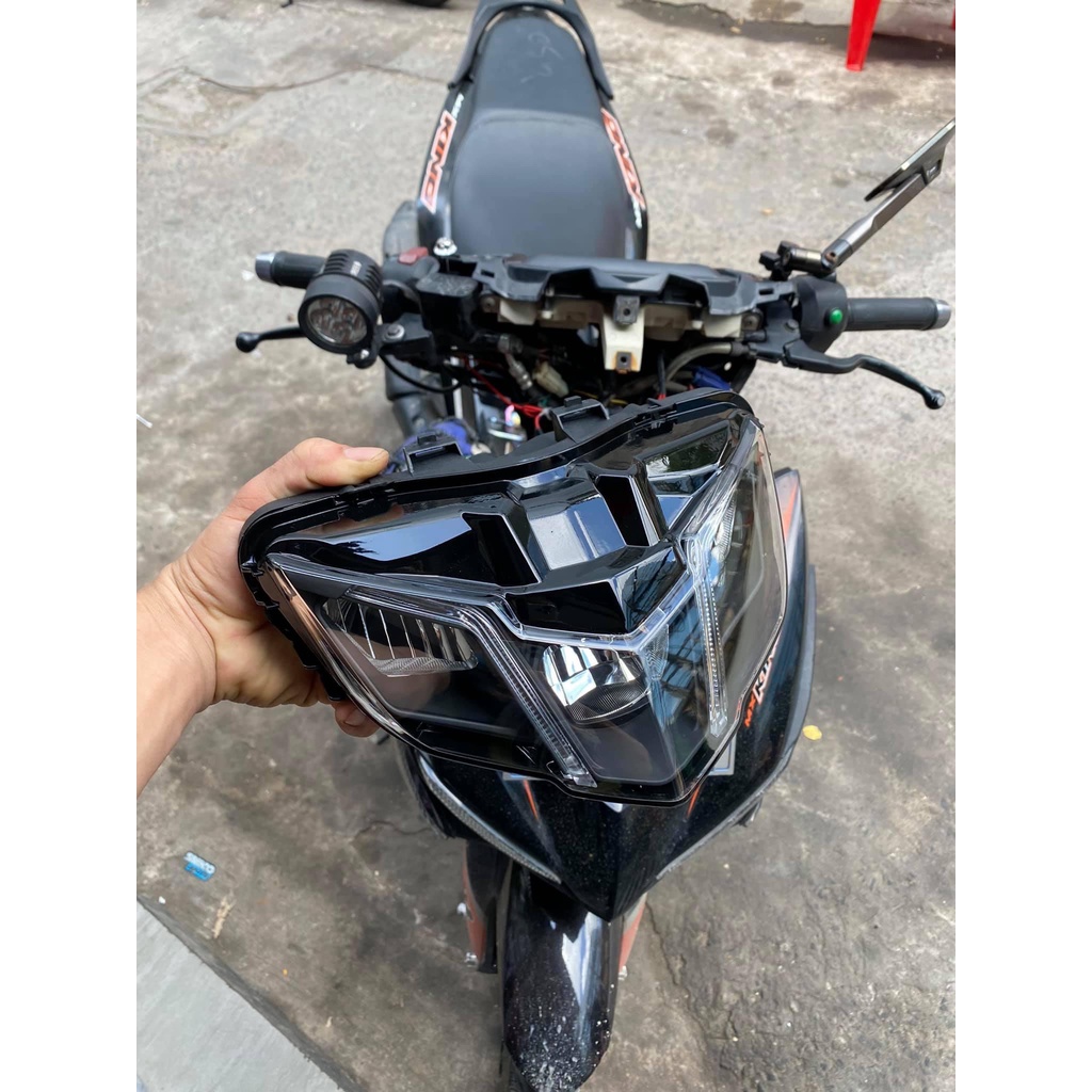 Chóa đèn Lativo led cho Ex150 2019 siêu sáng
