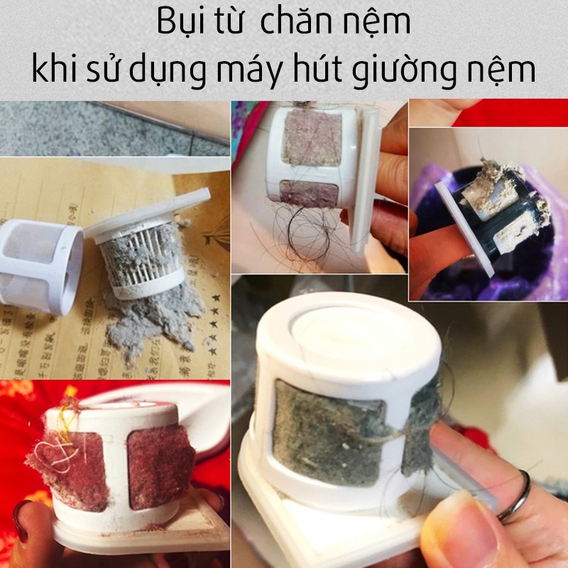 Máy Hút Bụi Cầm Tay Giường Nệm Songzhi Diệt Khuẩn Tia Uv Lọc Bụi Mịn 2.5PM Công Suất 300W Tia UV Diệt Mọi Vi Khuẩn