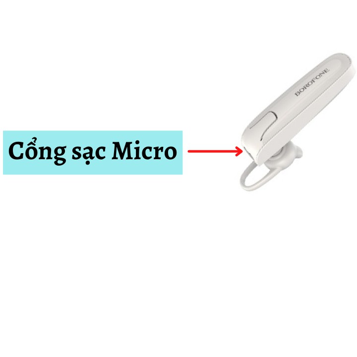 Tai Nghe Bluetooth Nhét Tai⚡️BOROFONE BC21 ✔Tiện Lợi ✔Dung Lượng Pin Trâu Nghe Nhạc Liên Tục 4 Giờ [BẢO HÀNH ĐỔI MỚI]