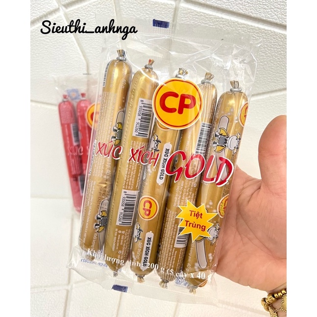 Gói xúc xích CP Heo Bò gói 200g ( date luôn mới nhất )