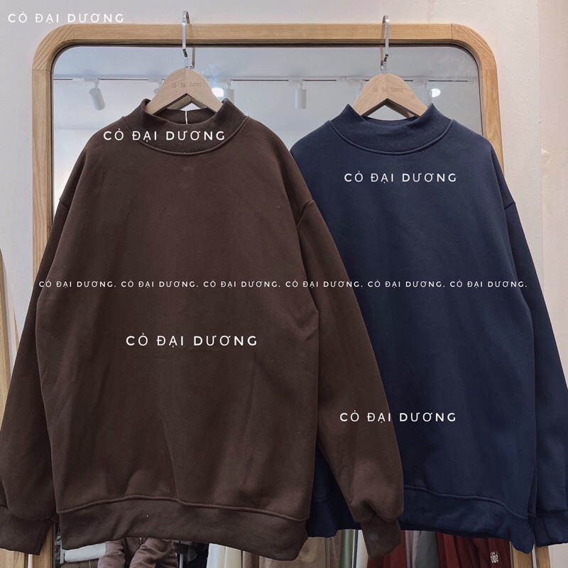 áo nỉ cổ 3p trơn | BigBuy360 - bigbuy360.vn