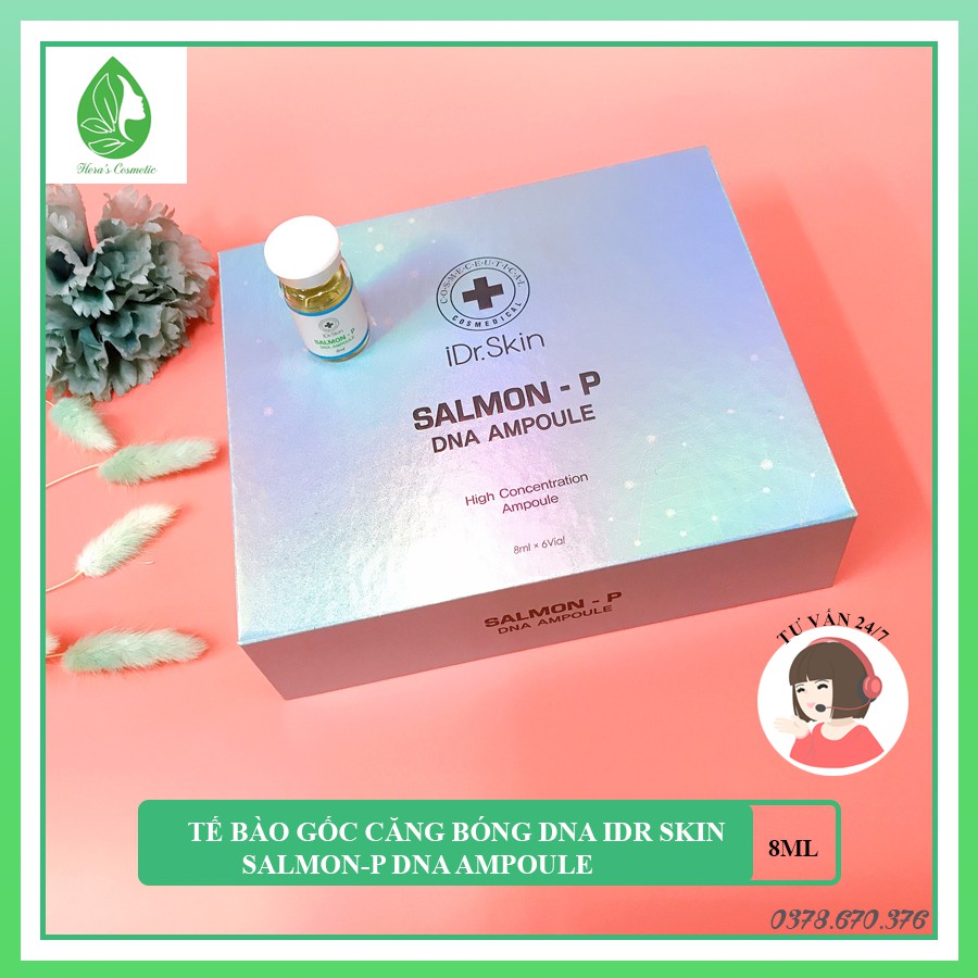 Tế bào gốc DNA cá hồi Idr skin_salmon PDNA Ampoule giúp căng bóng,trẻ hóa da