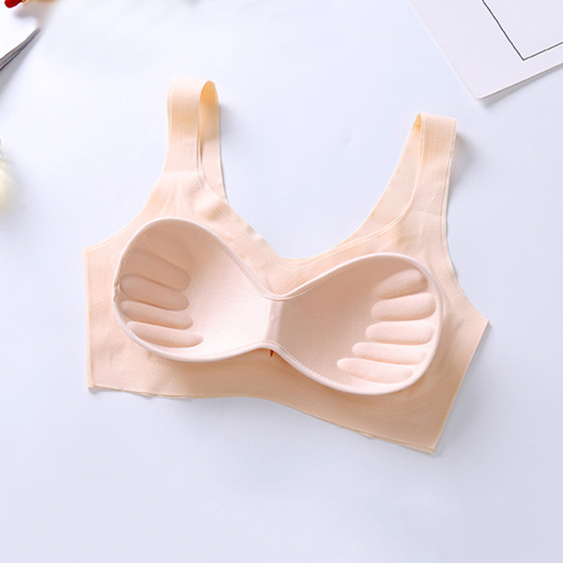 Woman's Underwear Seamless Bra Plus Size Wire Free Brassieres Summer Pad Women's Intimates Lingerie Femme Underwear