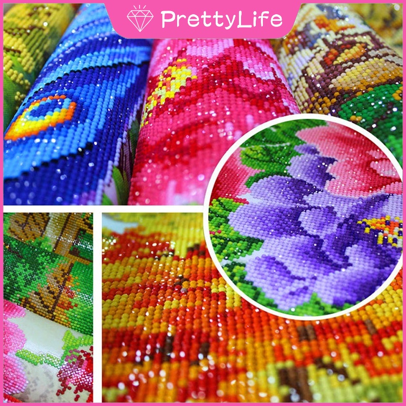 Bộ Tranh Đính Đá 5D Họa Tiết Cô Gái Độc Đáo DIY Dùng Trang Trí Nhà Cửa