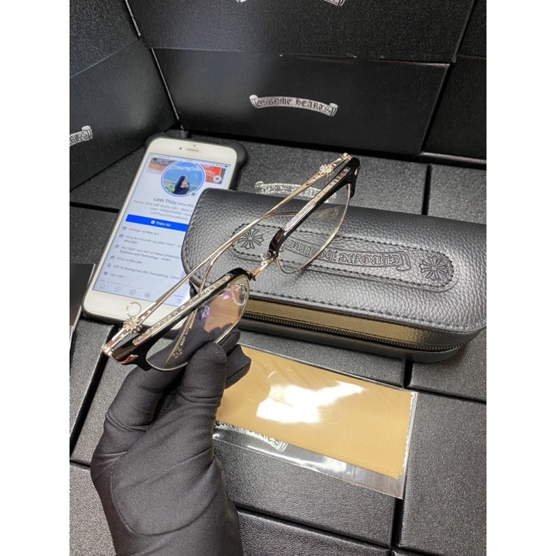 Siêu phẩm kính mắt CHROMEHEARTS Sluntrapiction cao cấp đầy đủ phụ kiện