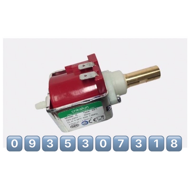 Bơm Rung  Cnkalun KP1 15Bar 220V 53W - Linh Kiện & Phụ Kiện Máy Pha Cà Phê Chính Hãng - Xuất xứ Đài Loan