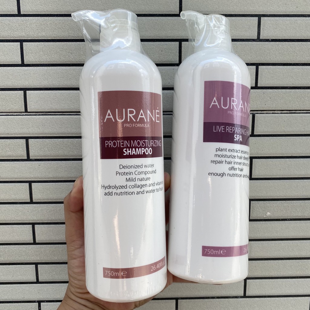 Dầu ngâm tóc phục hồi siêu mượt Aurane Live Reparing Hair Spa 750ml