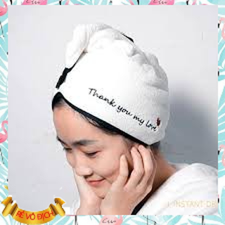 Khăn quấn đầu,khăn quấn tóc lau khô siêu tốc-khăn lau đầu