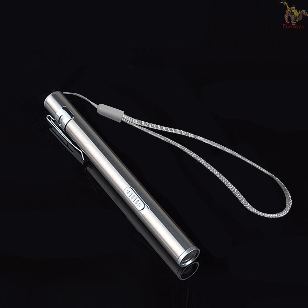 Đèn Pin Led Y Tế Mini Sạc Usb Bằng Thép Không Gỉ Chống Thấm Nước