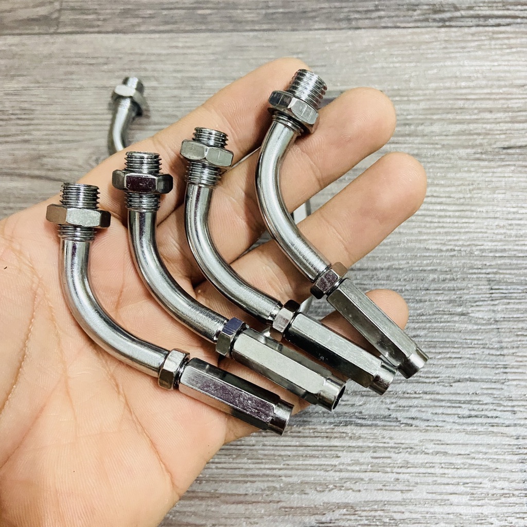 ỐNG GA XE MÁY, CO GA XE MÁY GẮN CÙM XE MÁY NHÔM CNC SÁNG BÓNG