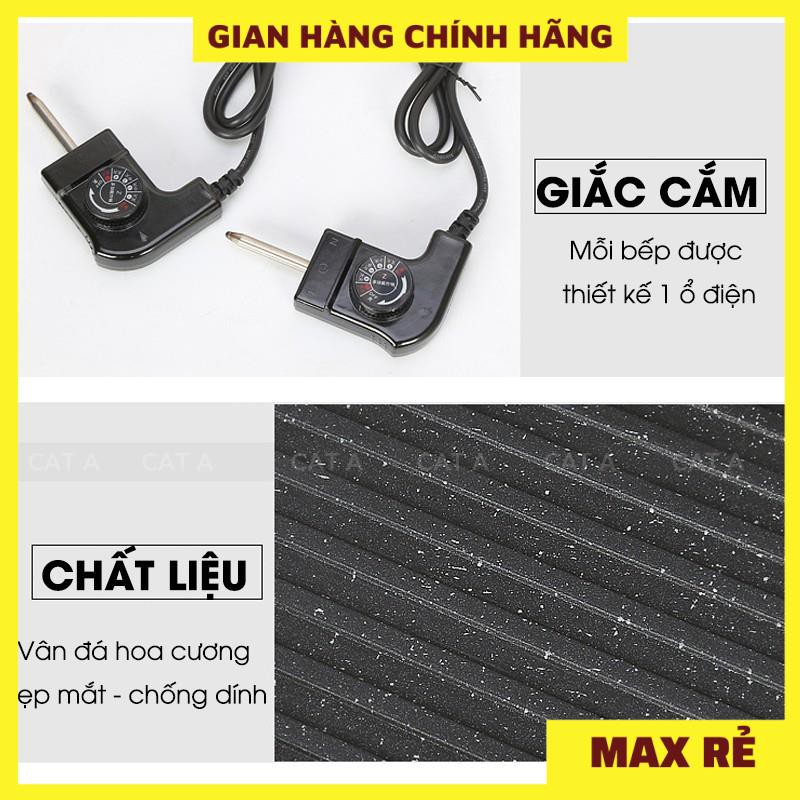 Bếp Lẩu Nướng, Bếp lẩu điện đa năng không khói Nấu Lẩu, Chiên, Xào, Rán - Nhanh chín thực phẩm, tiết kiệm