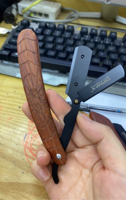 Cán dao cạo gỗ KW07