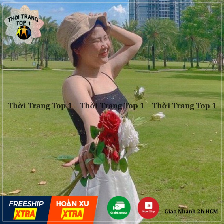 Áo Crotop Nữ,Croptop Thun 2 Dây Hiệu Ứng Galaxy Siêu Đẹp