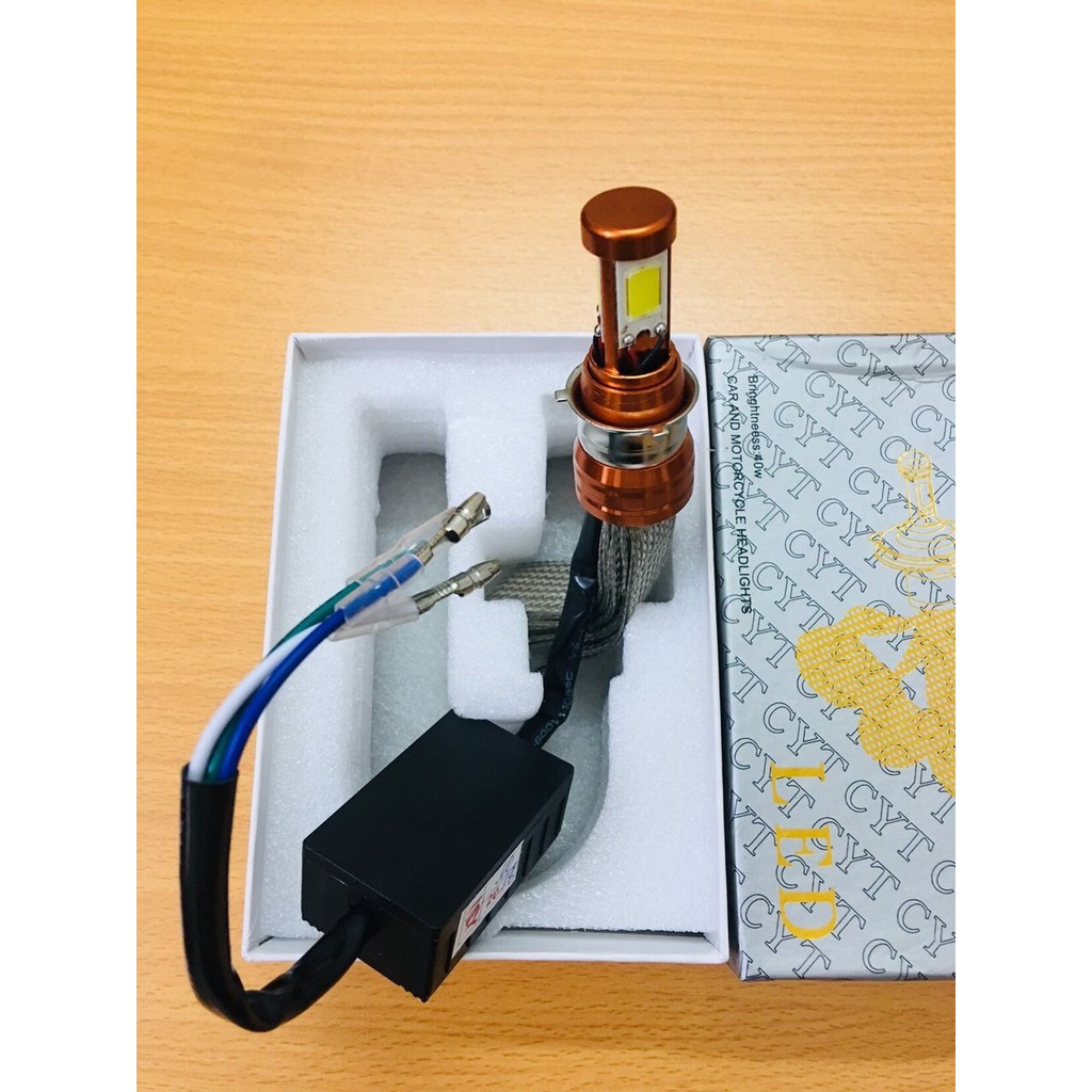 Đèn Pha CYT Xe Máy Chính Hãng ĐỘ Sáng 40w Lắp Được Trên Các Dòng Xe Máy
