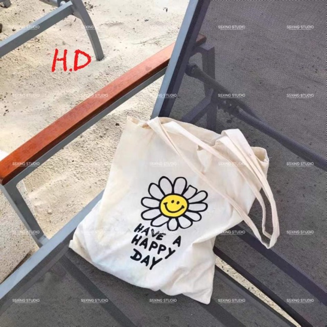 [FREESHIP ĐƠN TỪ 50K] [Túi tote] Túi vải hoa mặt trời HDA0320