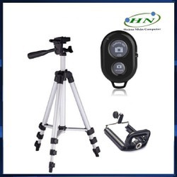 Bộ gậy Tripod 3110 tặng kèm 1 Remote Bluetooth - TRIPOD+REMOTE