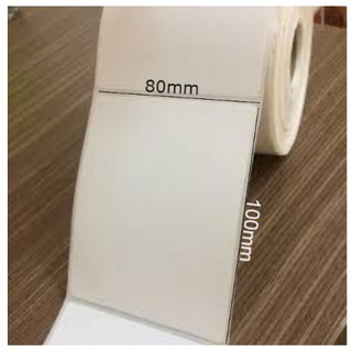 Decal nhiệt in mã vạch, tem nhãn khổ 80x100 mm, cuộn 50m
