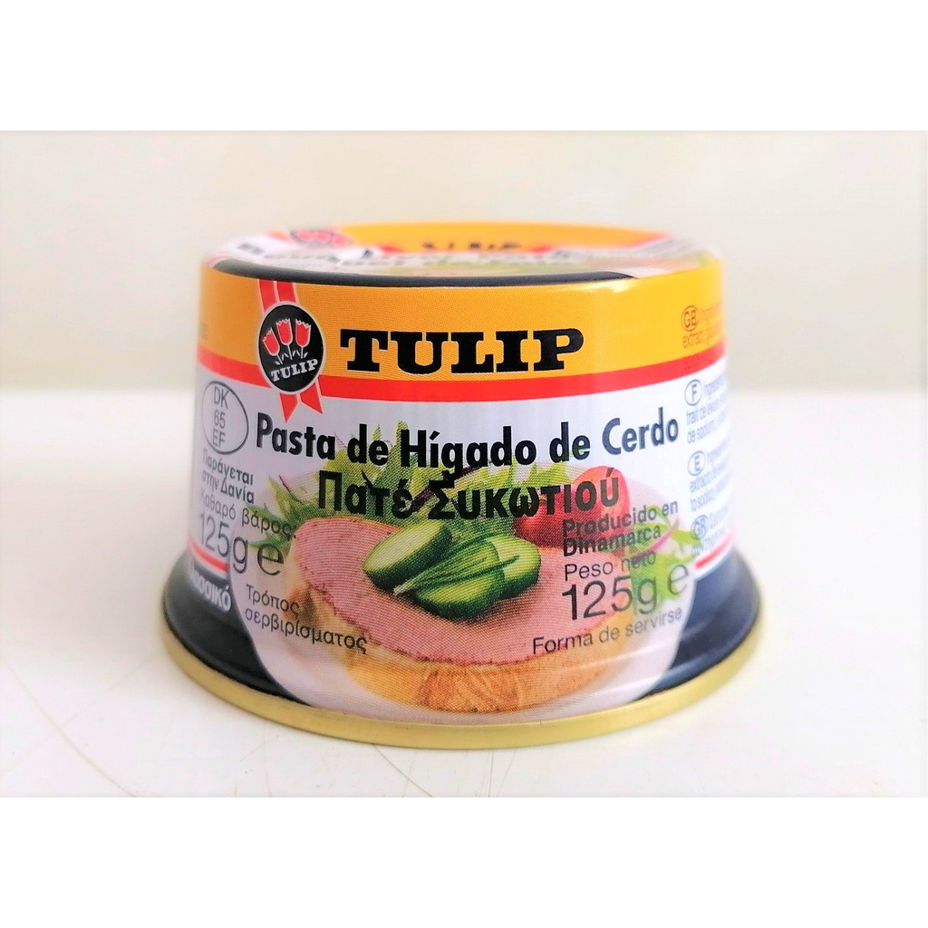 [Hộp tròn 125g – X. DƯƠNG] PA TÊ GAN HEO [Denmark] TULIP Classic Liver Pate (pkg)