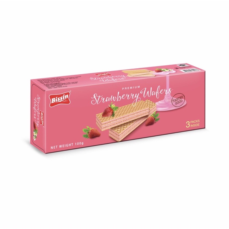 THÙNG 30 HỘP - BÁNH XỐP KEM DÂU TÂY 100g