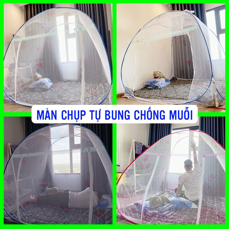 Màn Tự Bung , Mùng Ngủ Chống Muỗi Không Đáy Tự Bung Giá Rẻ, Gấp Gọn Gàng Tiết Kiệm Diện Tích Lavie Legend