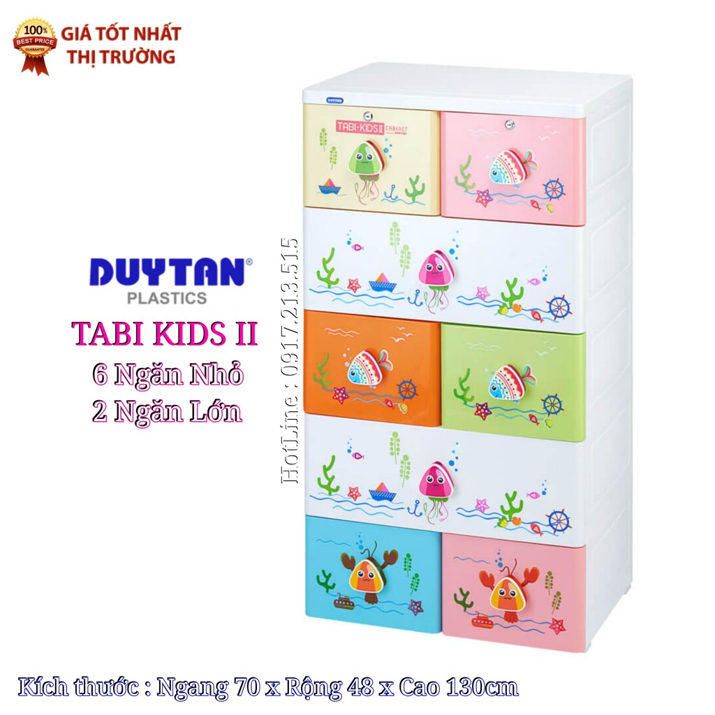 Tủ nhựa duy tân TABI-KIDS II Dương