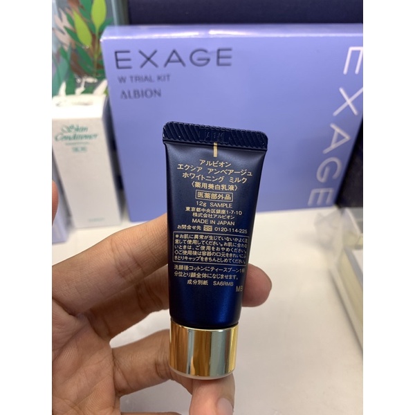 Bộ dưỡng da Albion Embeage Mini dưỡng trắng và chống lão hoá