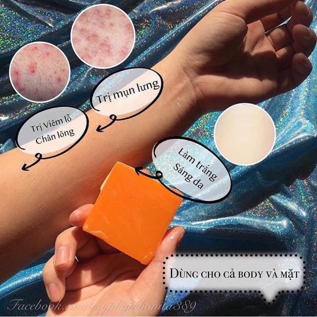 Xà phòng nghệ cam thái lan