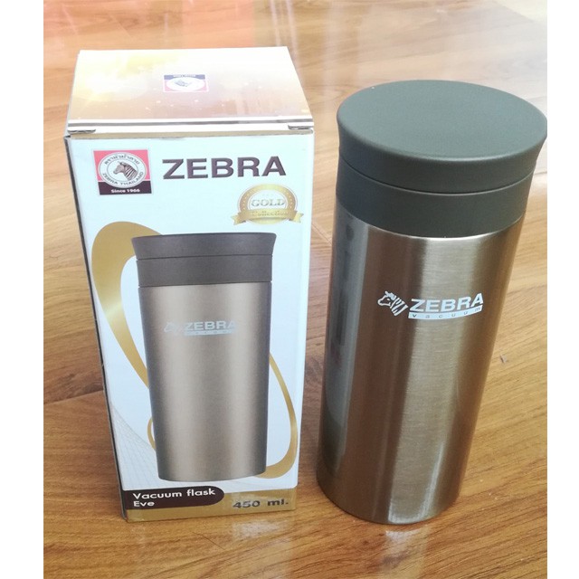 Bình Giữ Nhiệt Inox Zebra Nóng Lạnh Có Túi Lọc Trà Eva 450ml-112915