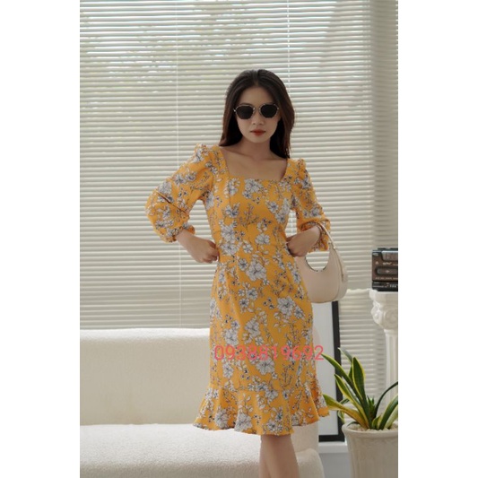 Đầm tay phồng dư xịn có bigsize