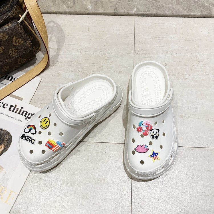 Dép Sandal Có Lỗ Đế Dày Tăng Chiều Cao Dành Cho Nam Nữ