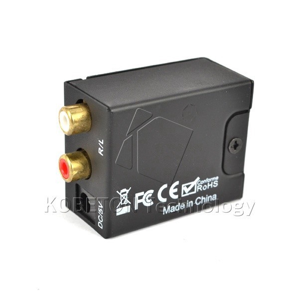 Bộ chuyển đổi đầu cắm âm thanh analog sang kỹ thuật số Coaxial Toslink SPDIF chuyên dụng