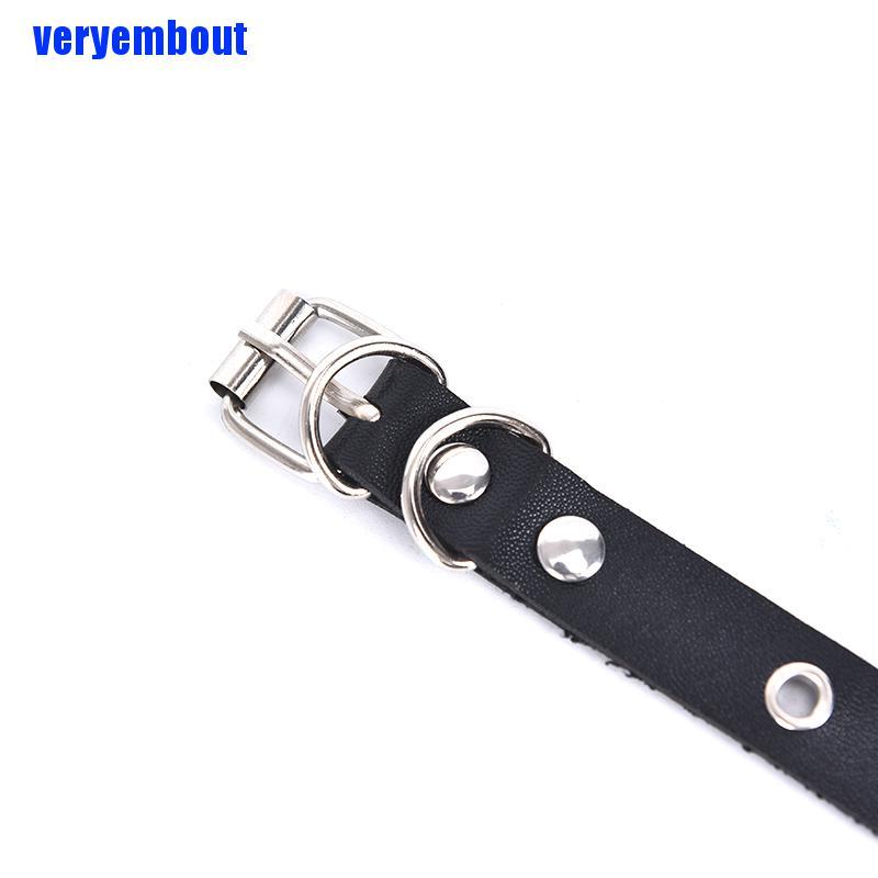 Vòng Cổ Choker Da Phong Cách Gothic Punk Quyến Rũ Cho Nữ