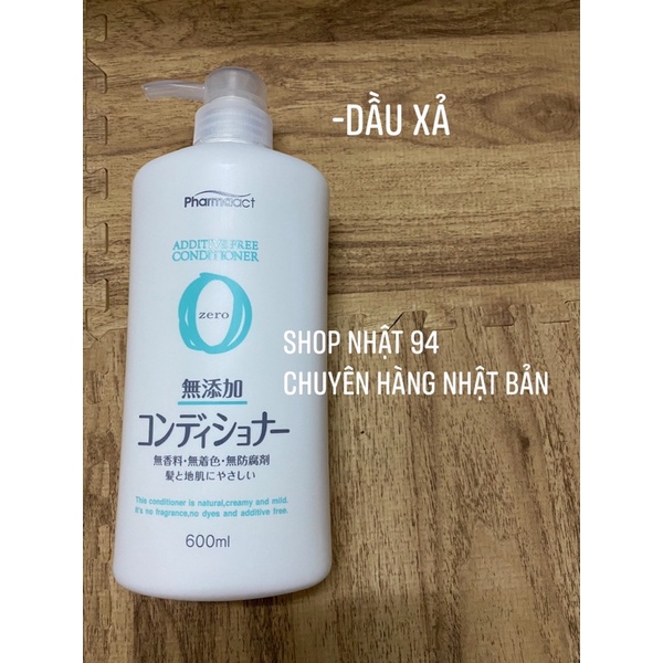 Dầu Gội - xả  Kumono Pharmaact 600ml của Nhật