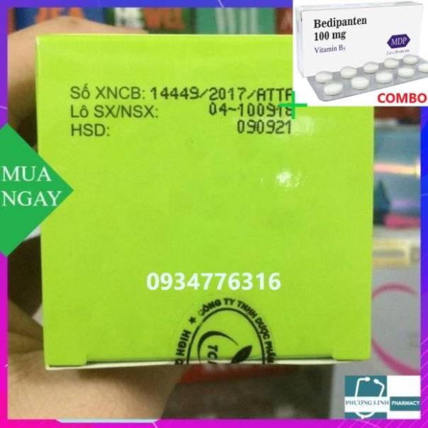 Combo Bedipanten 100mg +  Dưỡng can linh - Bổ gan, thanh nhiệt, giải độc.